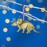 Wooden Einiosaurus Dinosaur Christmas Tree Decoration